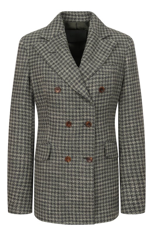 Жакет из шерсти и шелка MVST SDG601/S0730307 Зелёный SDG601/S0730307