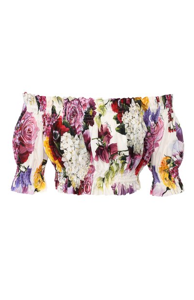 Женский хлопковый топ DOLCE & GABBANA, арт. F71W9T/GDL71