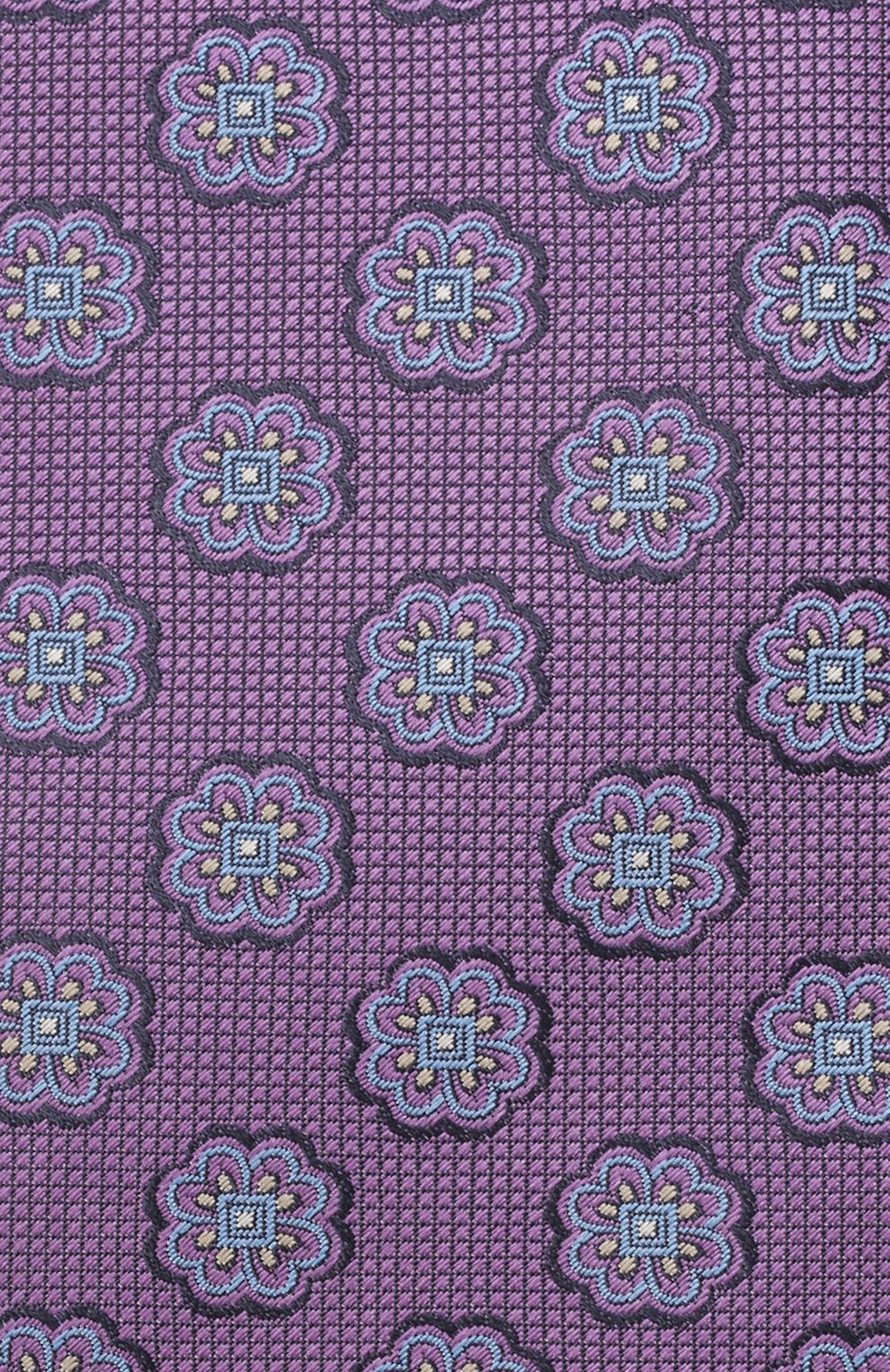 Шелковый галстук CANALI фиолетового цвета по цене 14650 руб., арт. 18/HJ03395, фото 4 Шелковый галстук CANALI, арт. 18/HJ03395, фото 4