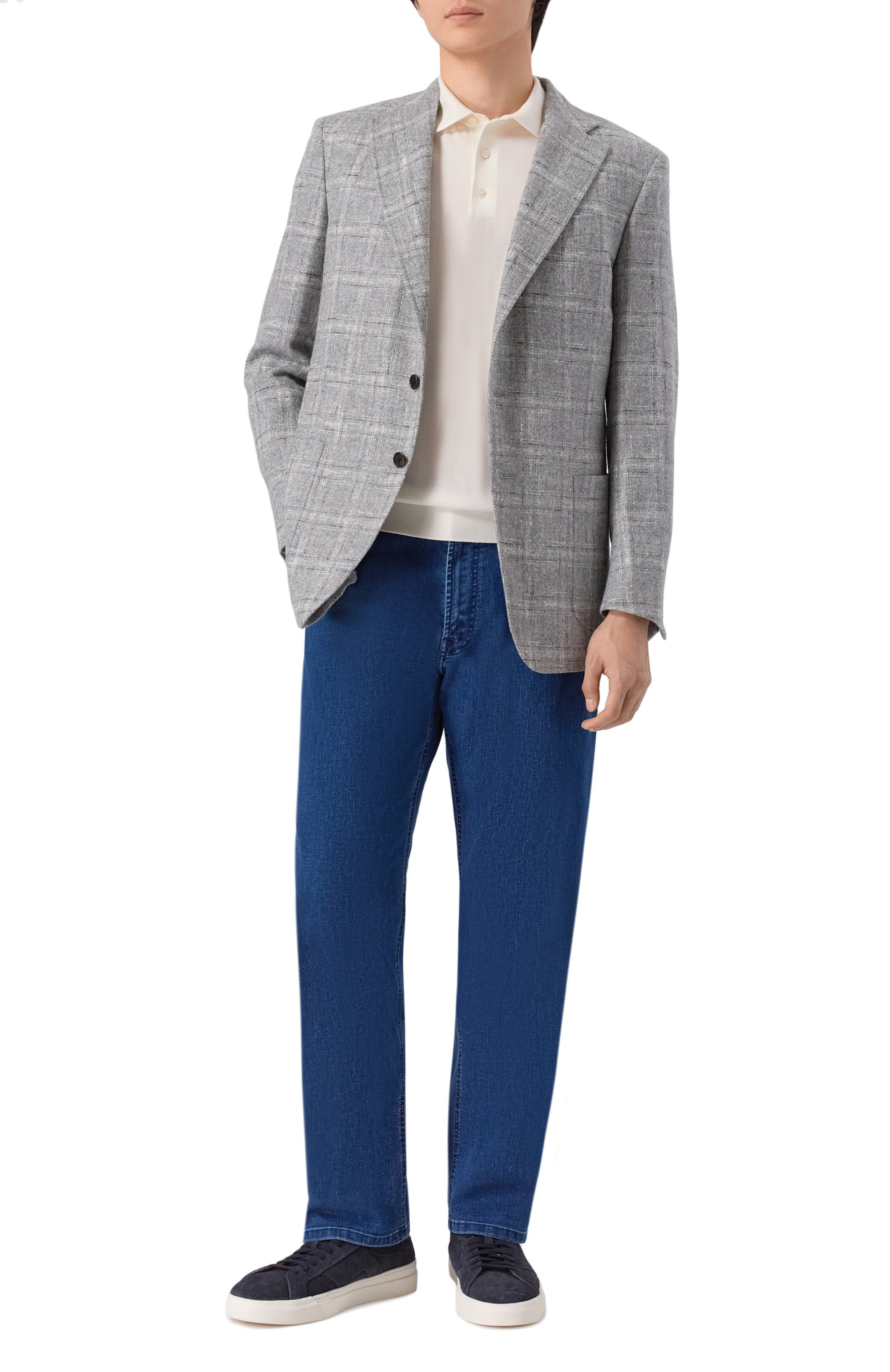 Шерстяной пиджак ZILLI, арт. P2T00AM093043001Q, фото 2