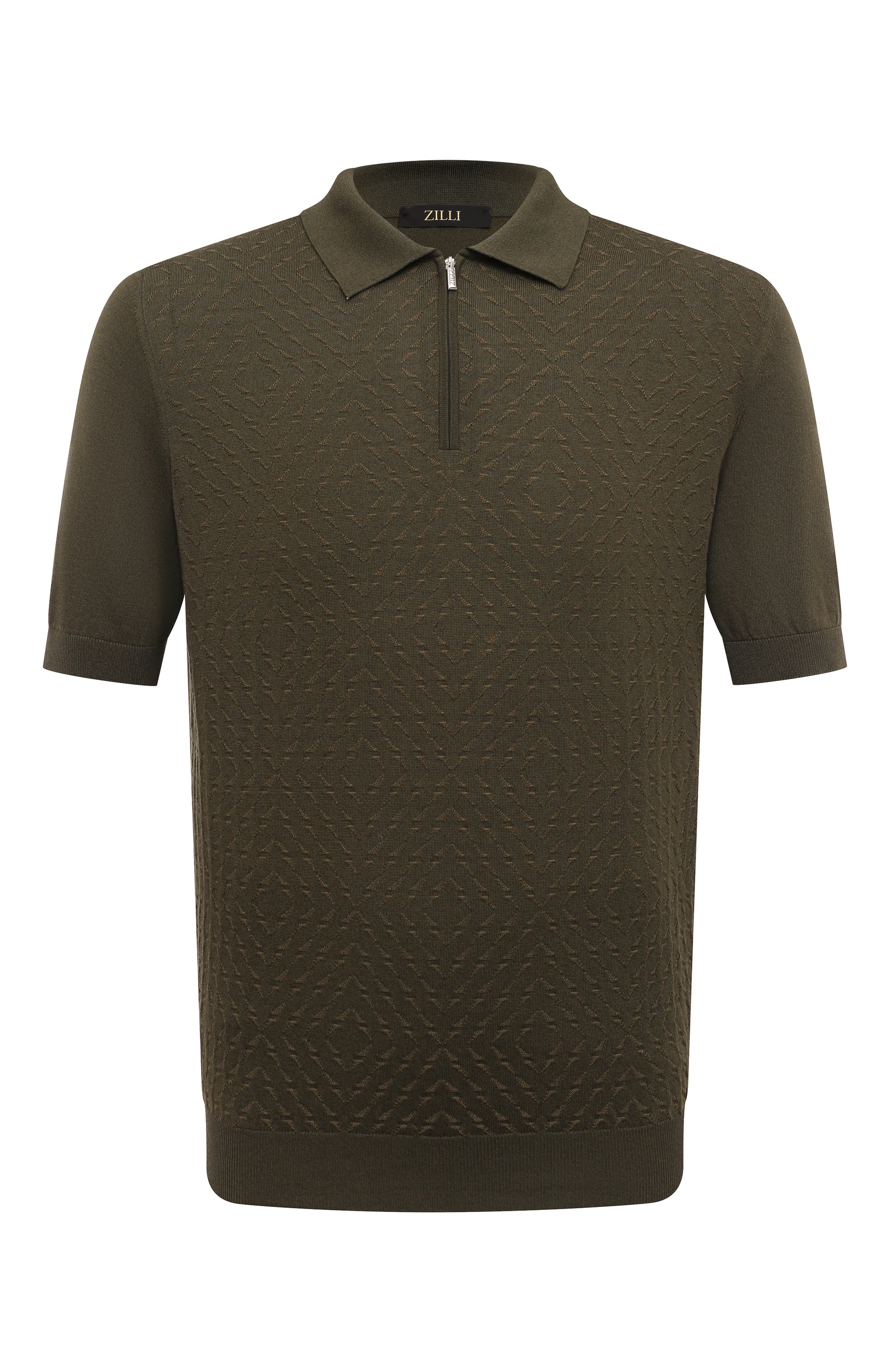 Поло из шелка и хлопка ZILLI, арт. KZP002M0145VVM000, фото 1