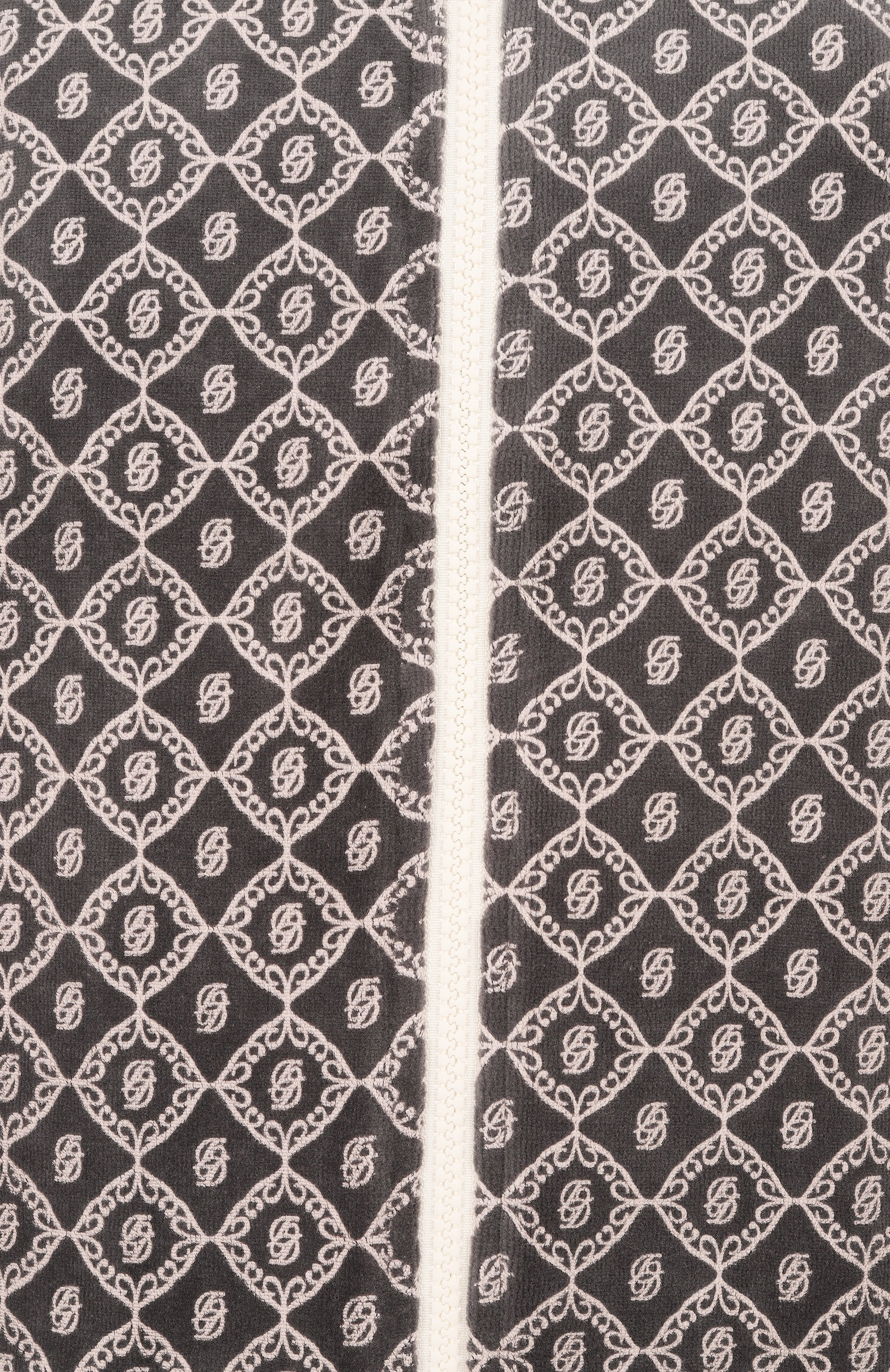 Хлопковая толстовка DROLE DE MONSIEUR серого цвета по цене 39950 руб., арт. E-SJ006-C0169-GY, фото 6 Хлопковая толстовка DROLE DE MONSIEUR, арт. E-SJ006-C0169-GY, фото 6