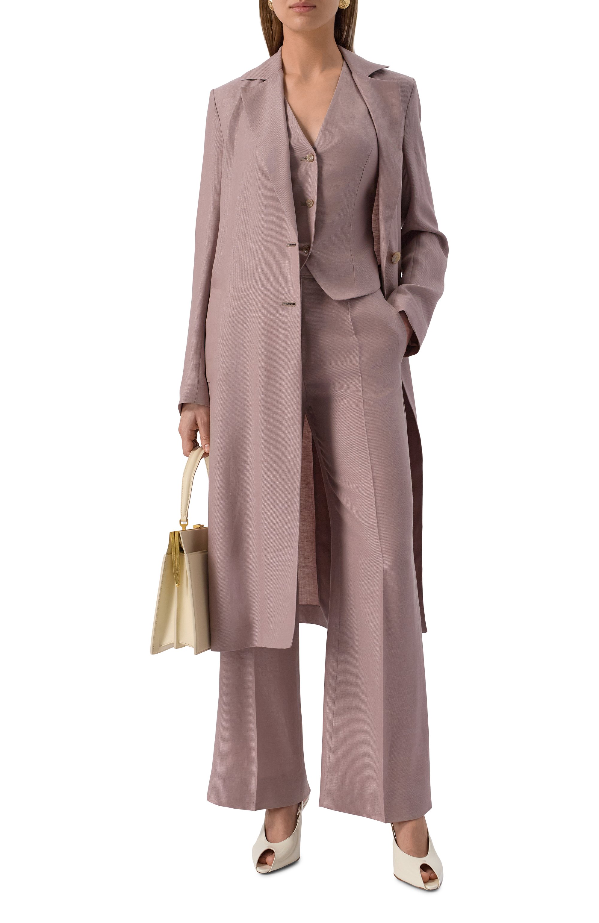 Брюки из кашемира и льна COLOMBO, арт. PA00481/77528-U, фото 2