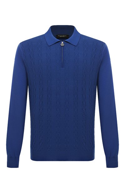 Мужская поло из шерсти и шелка STEFANO RICCI, арт. KE08000P30/E23370