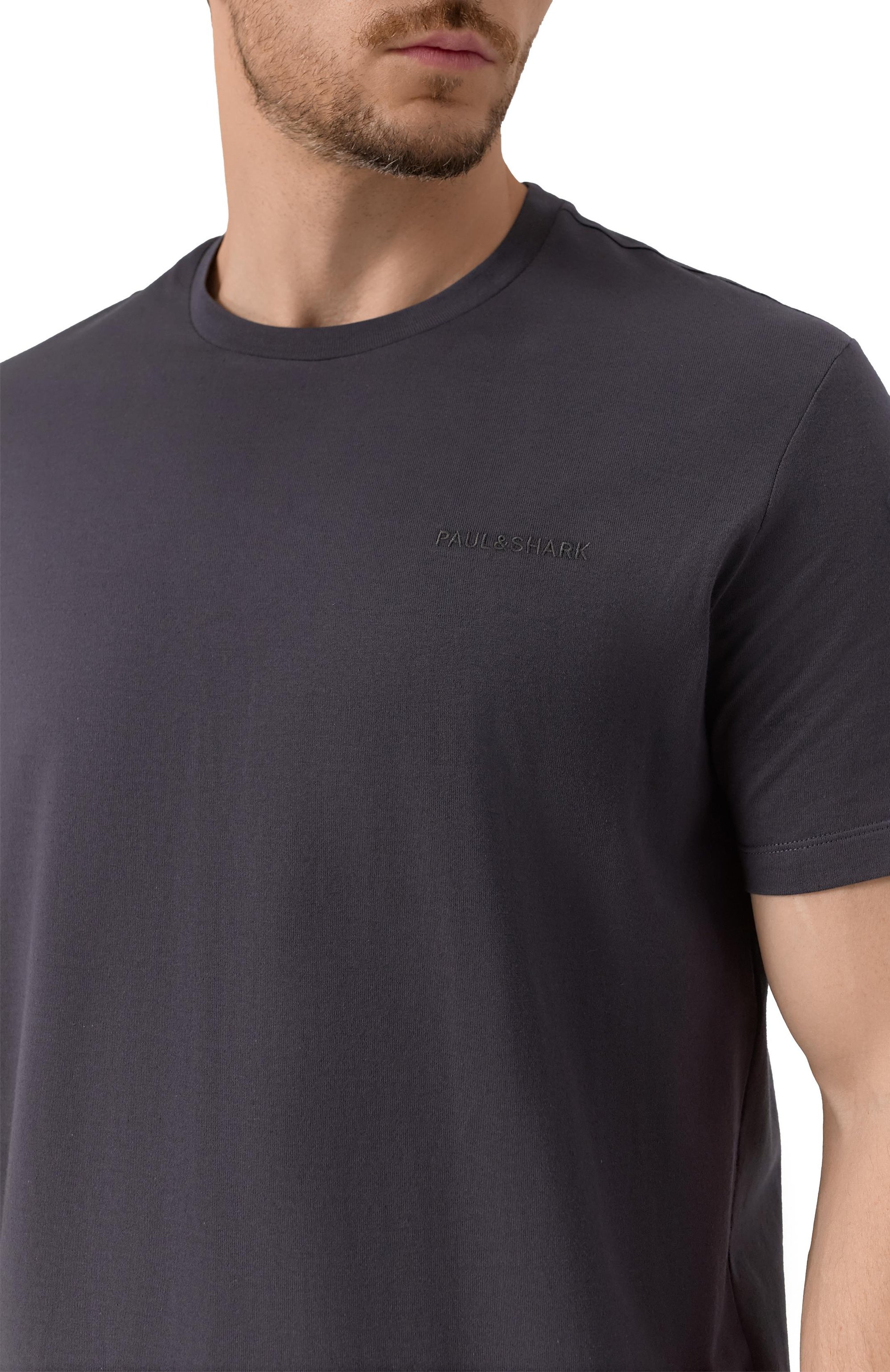 Хлопковая футболка PAUL&SHARK, арт. 15311607/3XL-6XL, фото 5