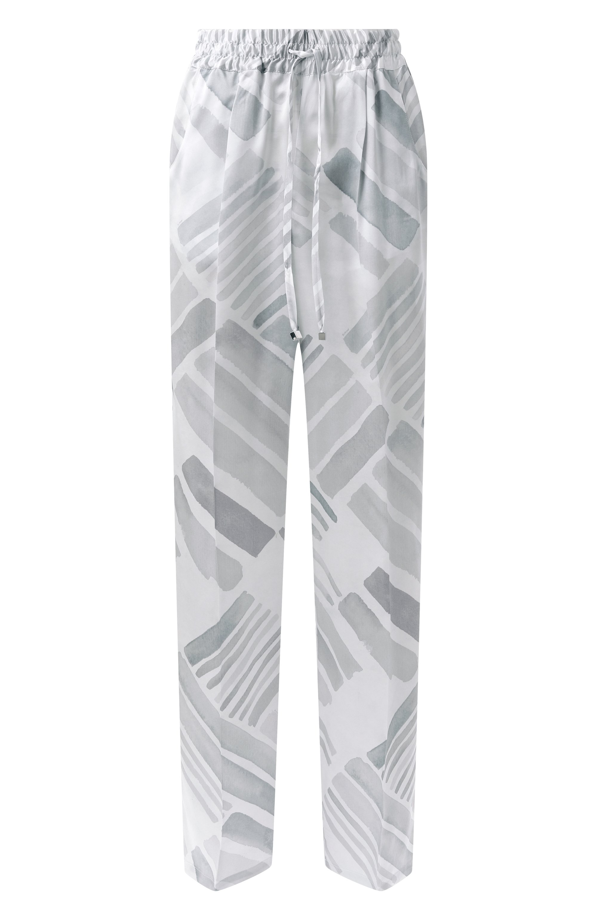 Атласные брюки KITON, арт. D48122K0926E03, фото 1