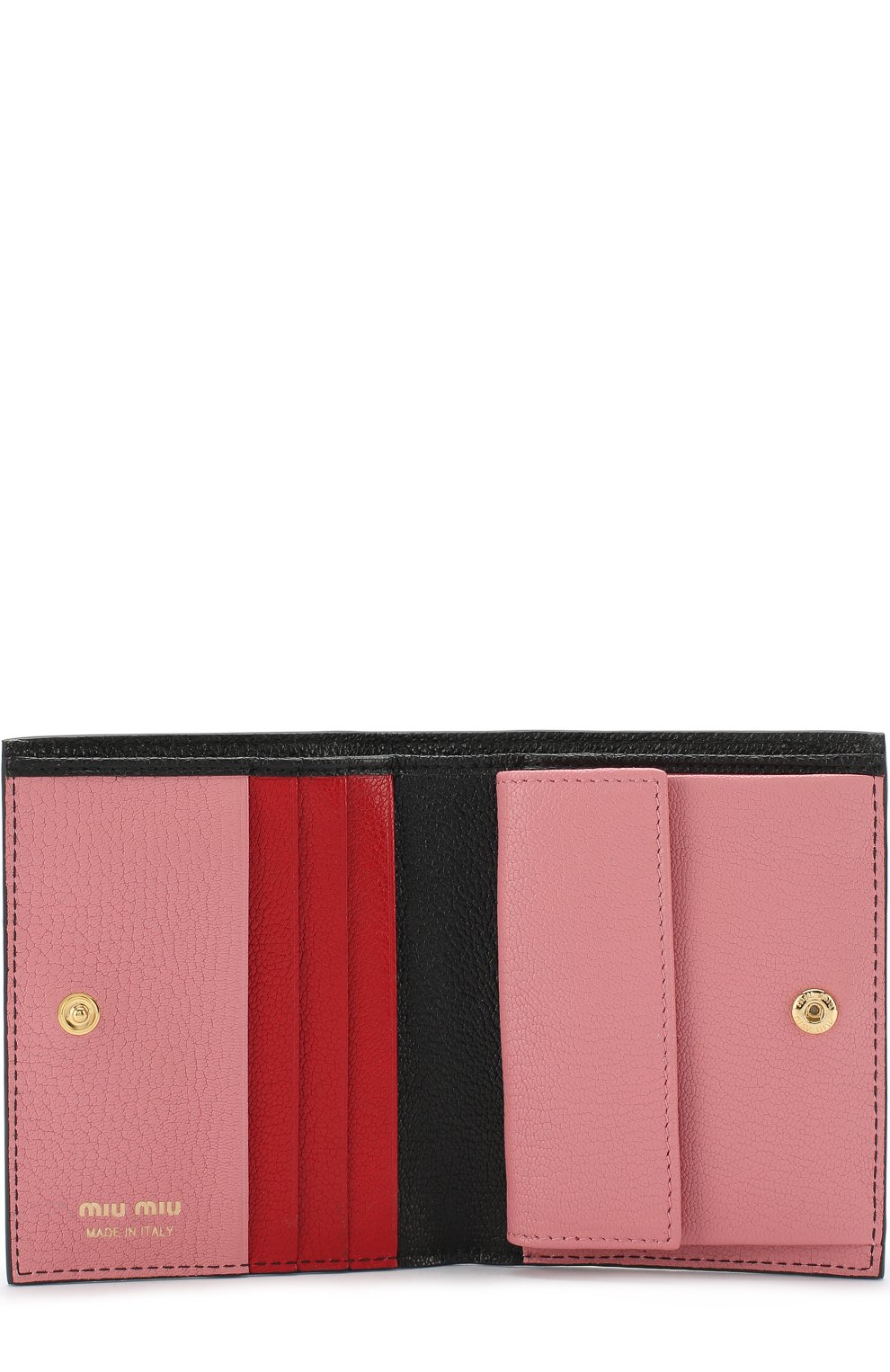 Кожаный кошелек с логотипом бренда MIU MIU, арт. 5MV204-2BJI-F0UMV, фото 3