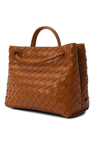 Сумка andiamo small BOTTEGA VENETA коричневого цвета по цене 512000 руб., арт. 766014/VCPP1, фото 4 Сумка andiamo small BOTTEGA VENETA, арт. 766014/VCPP1, фото 4