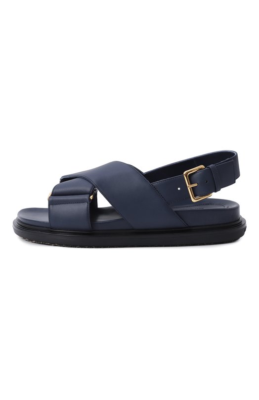 Кожаные сандалии Fussbett Marni FBMS015701/P3614 Синий  FBMS015701/P3614 Фото 4