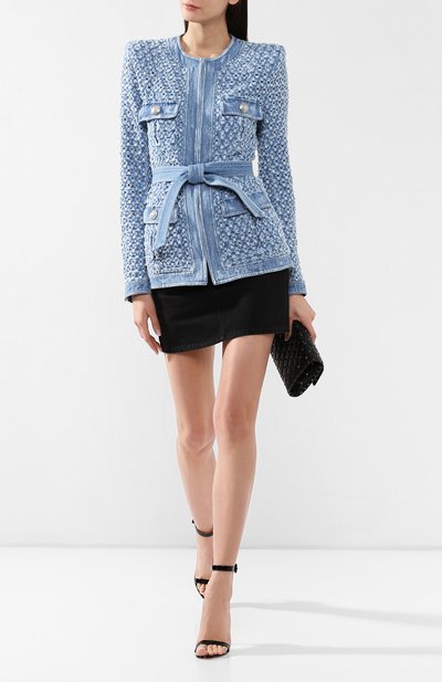Джинсовый жакет BALMAIN, арт. RF27475/D032, фото 2