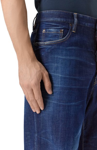 Джинсы loose DSQUARED2 темно-синего цвета по цене 59950 руб., арт. S74LB1715/D30010, фото 5 Джинсы loose DSQUARED2, арт. S74LB1715/D30010, фото 5