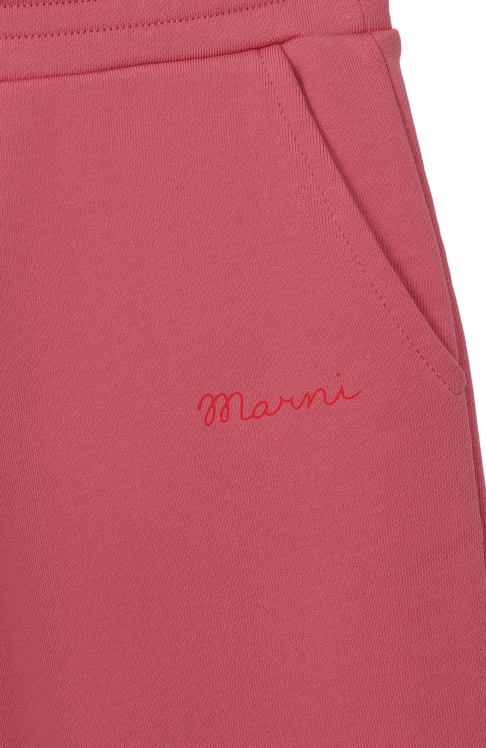 Хлопковые брюки MARNI, арт. M01922/M00YN, фото 3