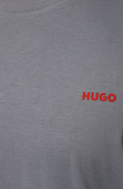 Хлопковый лонгслив HUGO, арт. 50466159, фото 5