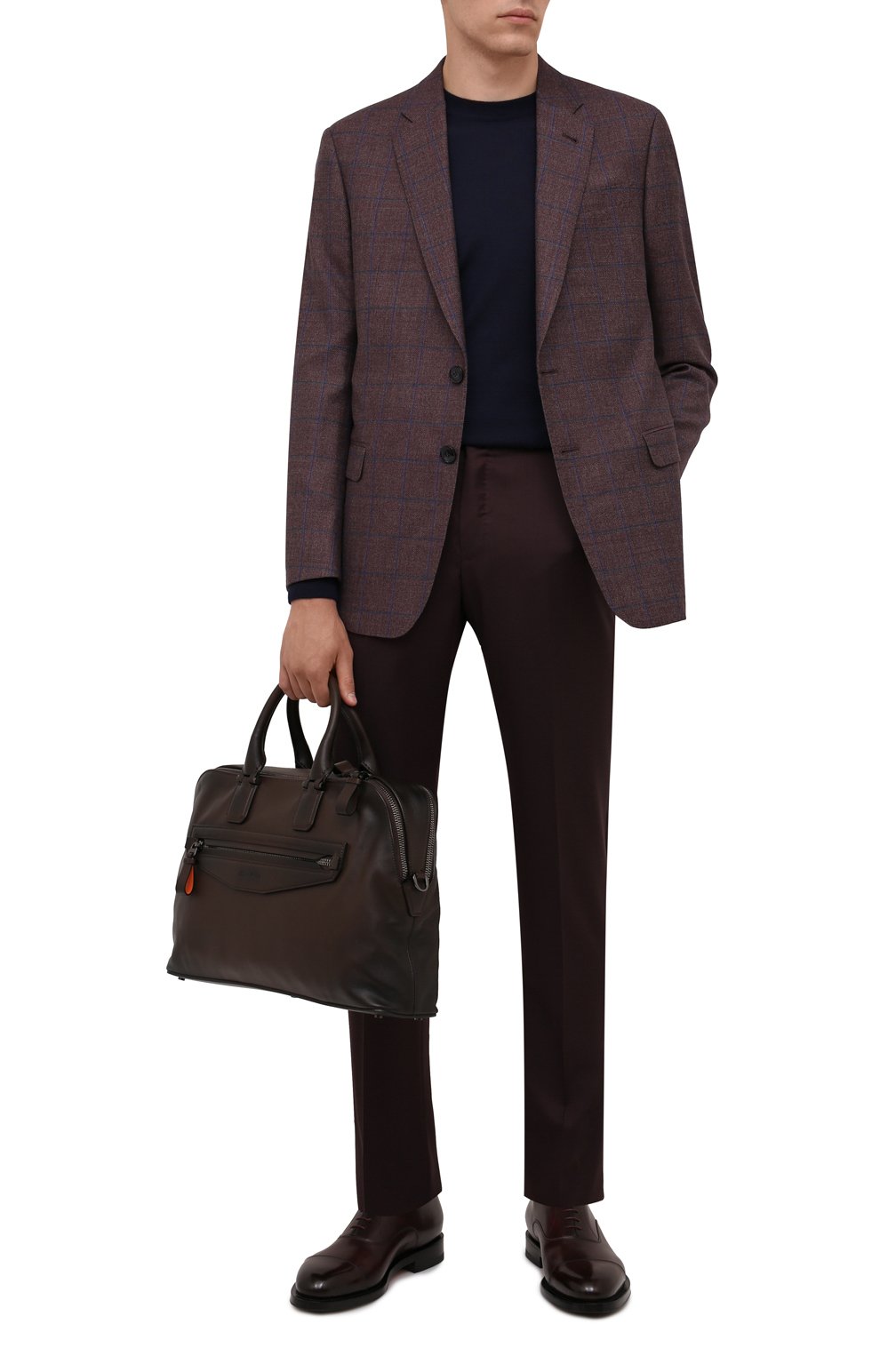 Кожаная сумка для ноутбука SANTONI, арт. UIBBA2109LI-GGTQT50, фото 2