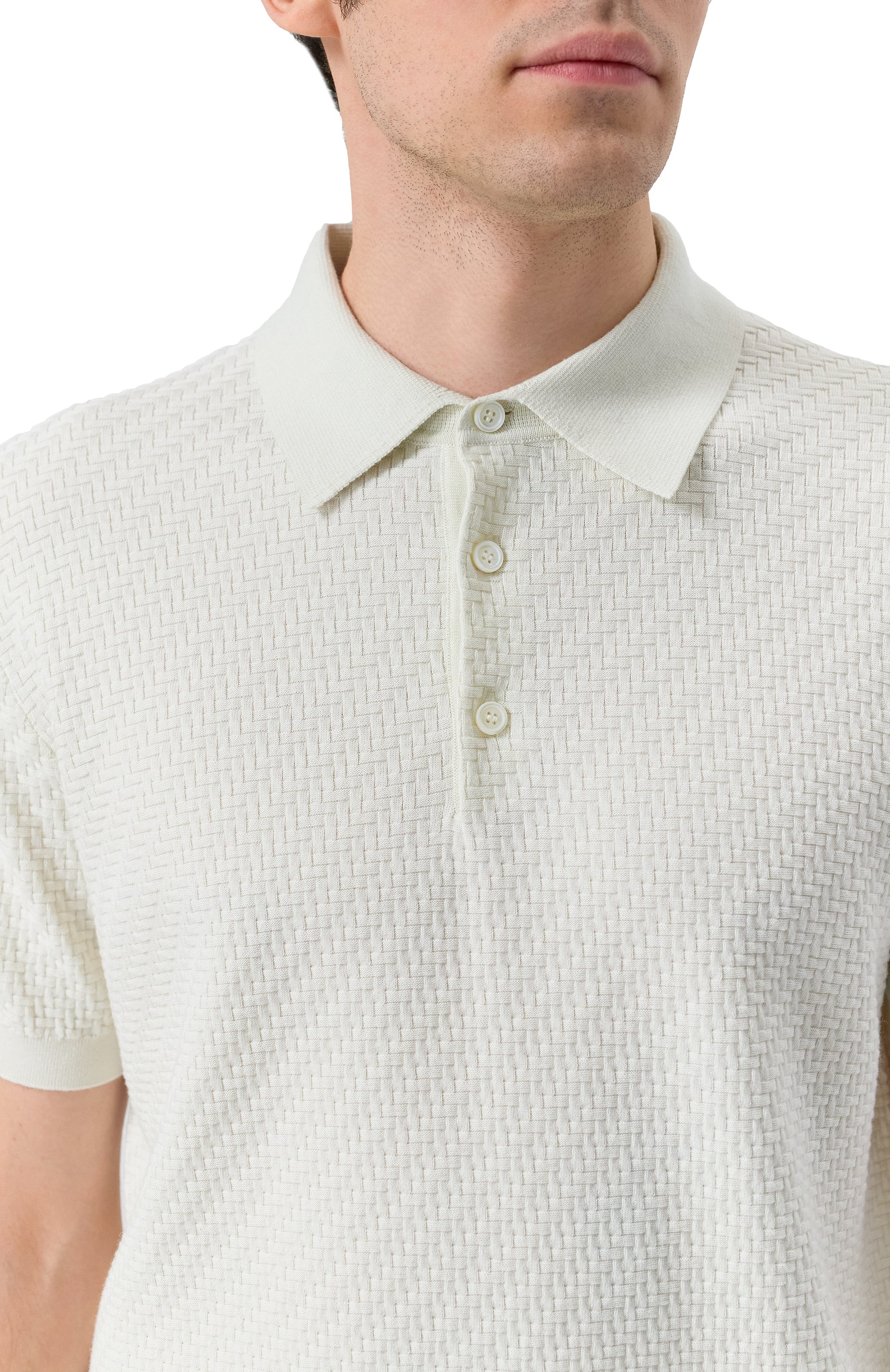 Поло из хлопка и шелка BRIONI, арт. UMR200/PAK22, фото 5