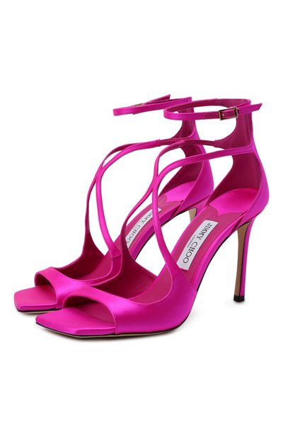 Женские текстильные босоножки azia 95 JIMMY CHOO, арт. AZIA 95/SAT