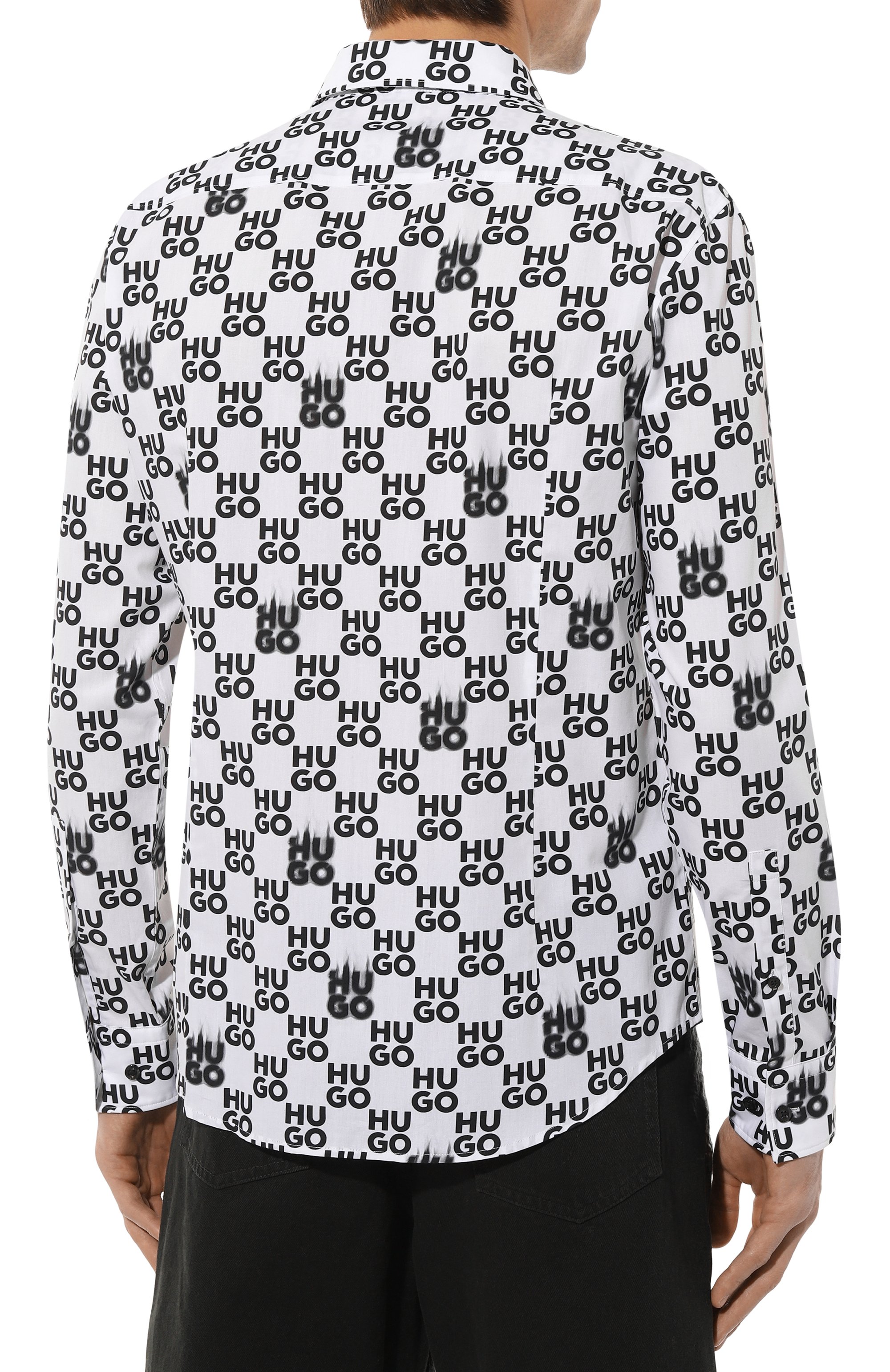 Хлопковая рубашка HUGO, арт. 50534257, фото 4