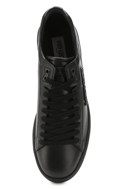 Кожаные кеды KENZO черного цвета по цене 28950 руб., арт. F865SN127L50, фото 5 Кожаные кеды KENZO, арт. F865SN127L50, фото 5