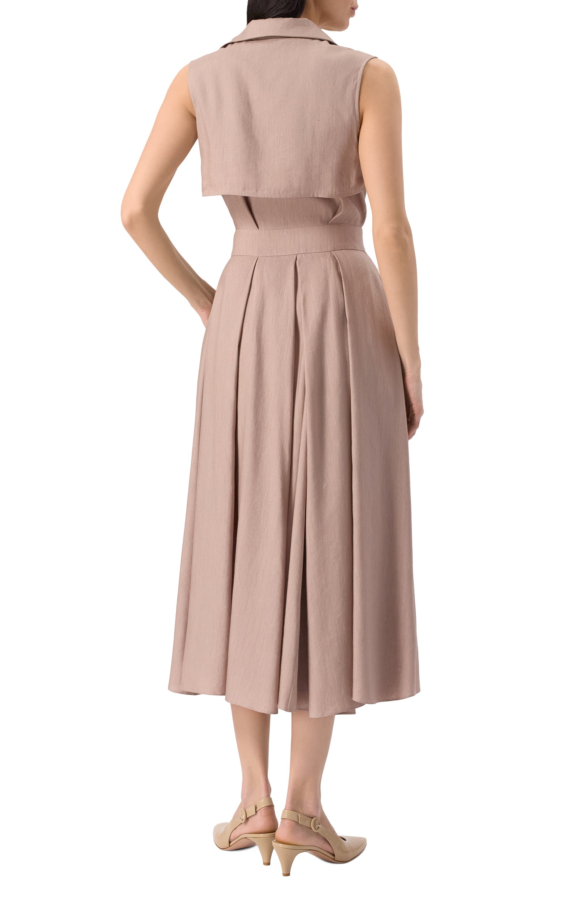 Платье изо льна и шелка COLOMBO, арт. AB00348/T0590-U, фото 4