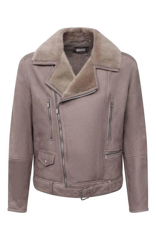 Дубленка из овчины Brunello Cucinelli MPMV01565 Серый MPMV01565