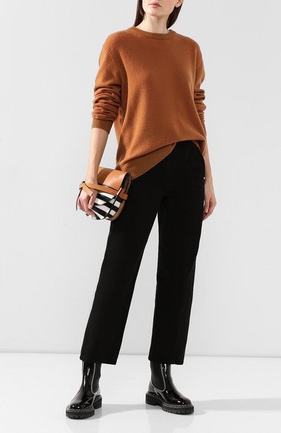 Кашемировый пуловер ACNE STUDIOS коричневого цвета по цене 42850 руб., арт. C60013/W, фото 2 Кашемировый пуловер ACNE STUDIOS, арт. C60013/W, фото 2