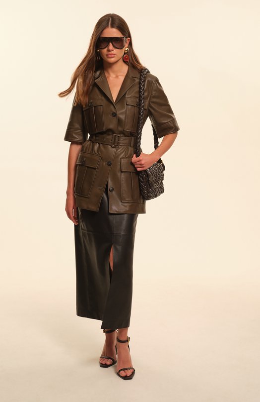Кожаные босоножки May Saint Laurent 822392/DWE00 Чёрный  822392/DWE00 Фото 8