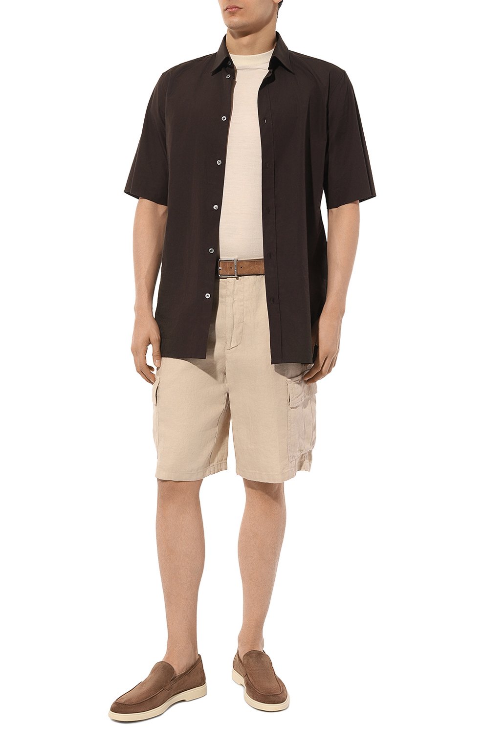 Льняные шорты 120% LINO, арт. 31ALIM29D4/000D943/000, фото 2