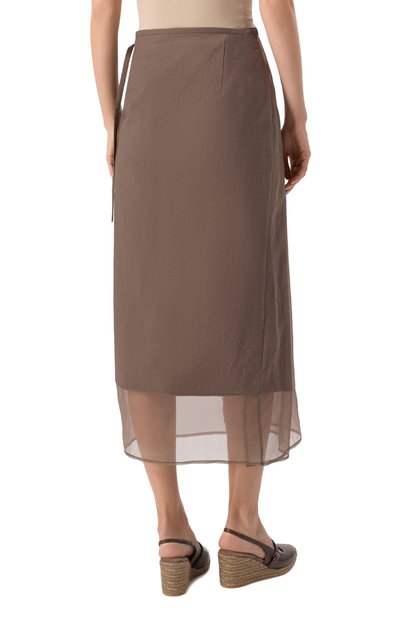 Хлопковая юбка BRUNELLO CUCINELLI, арт. ML140G3826, фото 4