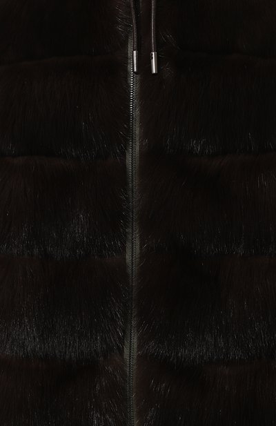 Двусторонняя шуба из меха соболя YVES SALOMON, арт. 9WYM48905ZIRV, фото 5