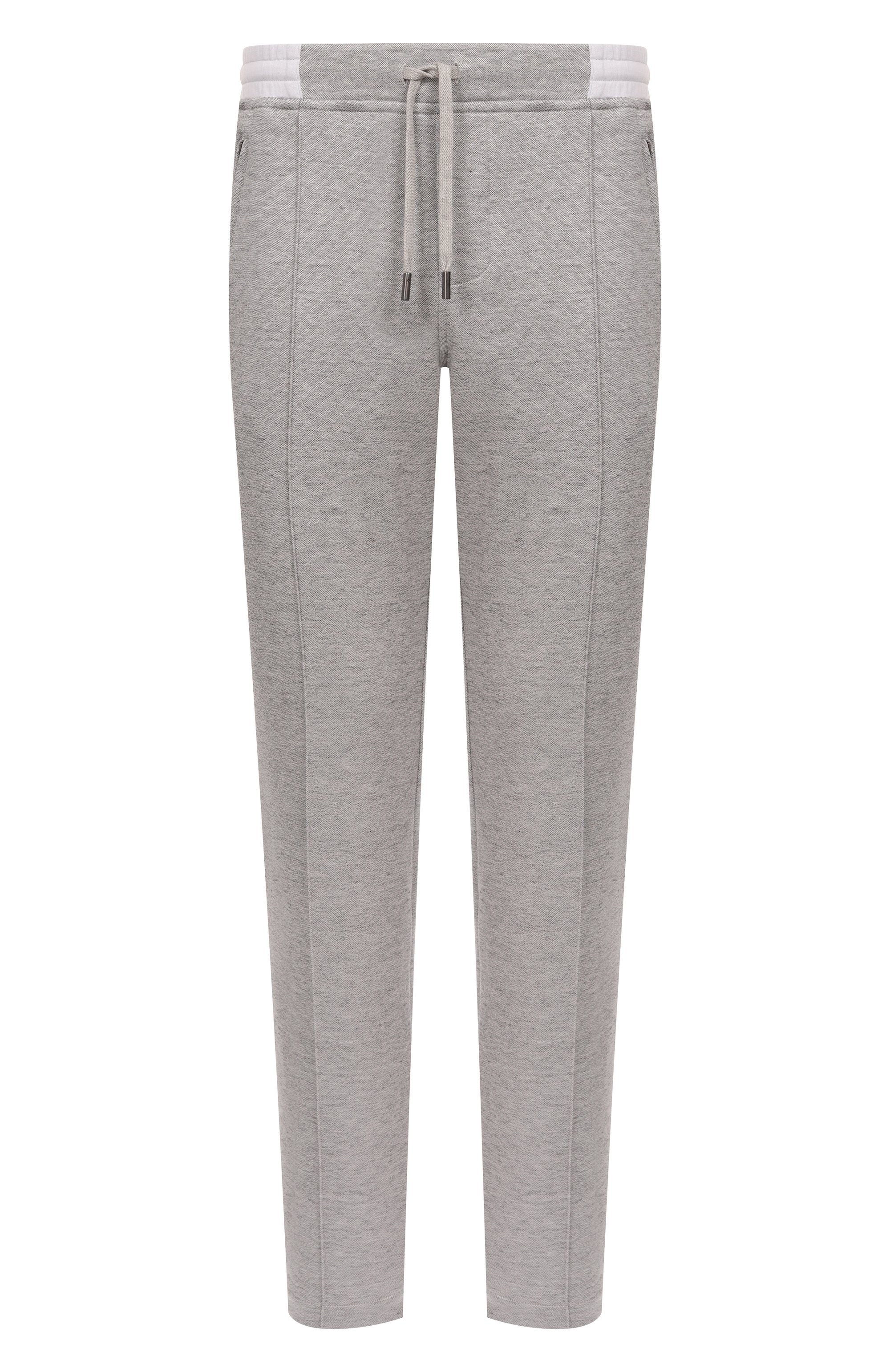 Брюки из хлопка и шелка CAPOBIANCO, арт. 18M712.GU00., фото 1