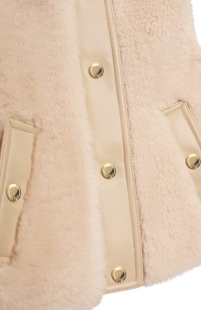 Утепленный жилет из экомеха CHLOÉ, арт. C20671, фото 3