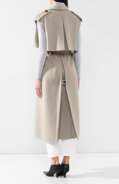 Кашемировое пальто BOTTEGA VENETA бежевого цвета по цене 771000 руб., арт. 554914/VD0D2, фото 4 Кашемировое пальто BOTTEGA VENETA, арт. 554914/VD0D2, фото 4