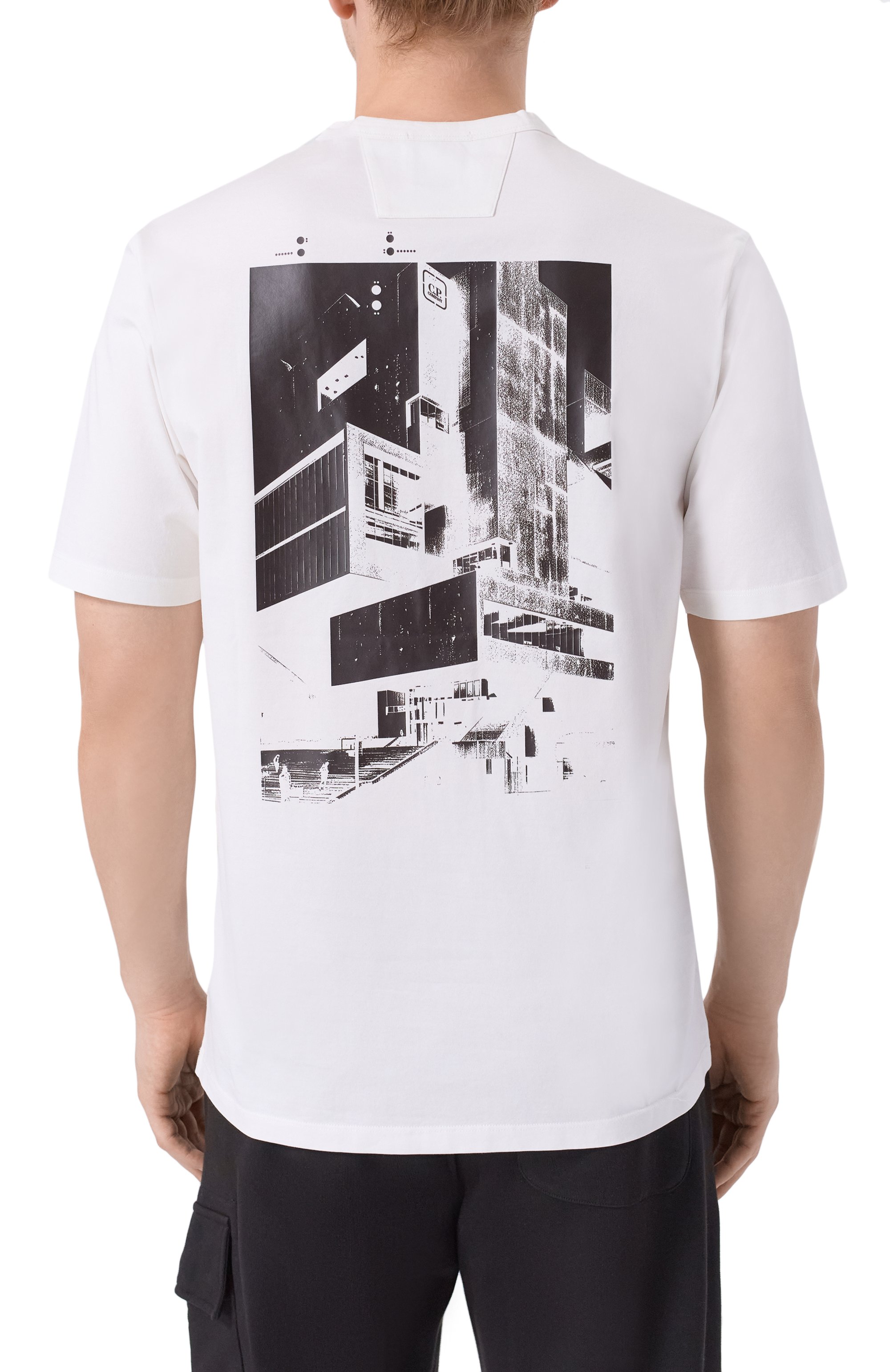 Хлопковая футболка C.P. COMPANY, арт. 19CLTS057A006370W, фото 4