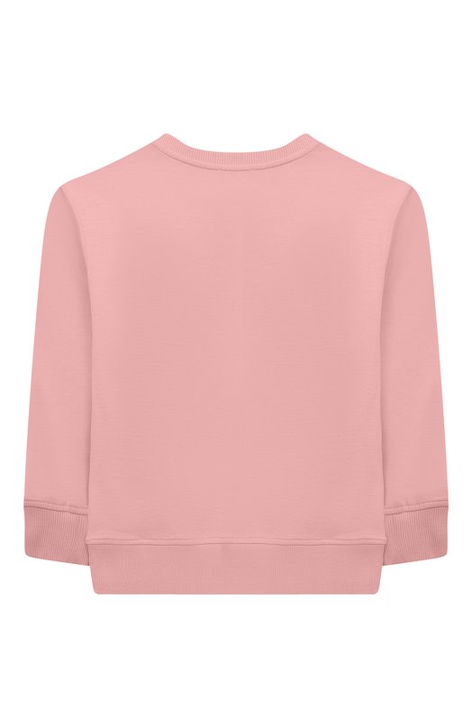 

Хлопковый свитшот Moschino, Розовый