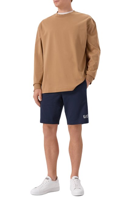 Мужская хлопковый лонгслив BOSS, арт. 50531331