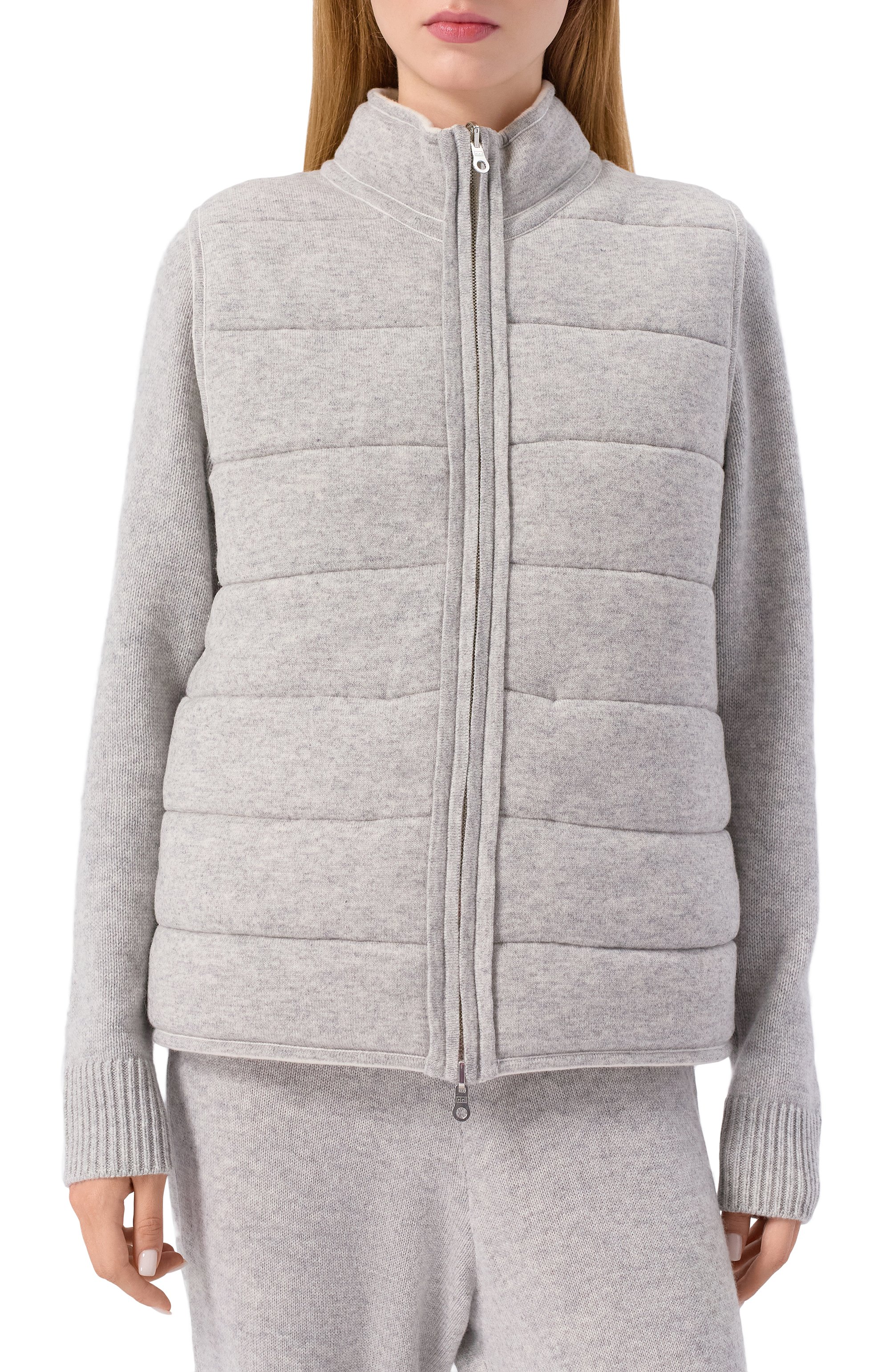 Кашемировый двусторонний жилет ARCH4, арт. KNVS2957, фото 6