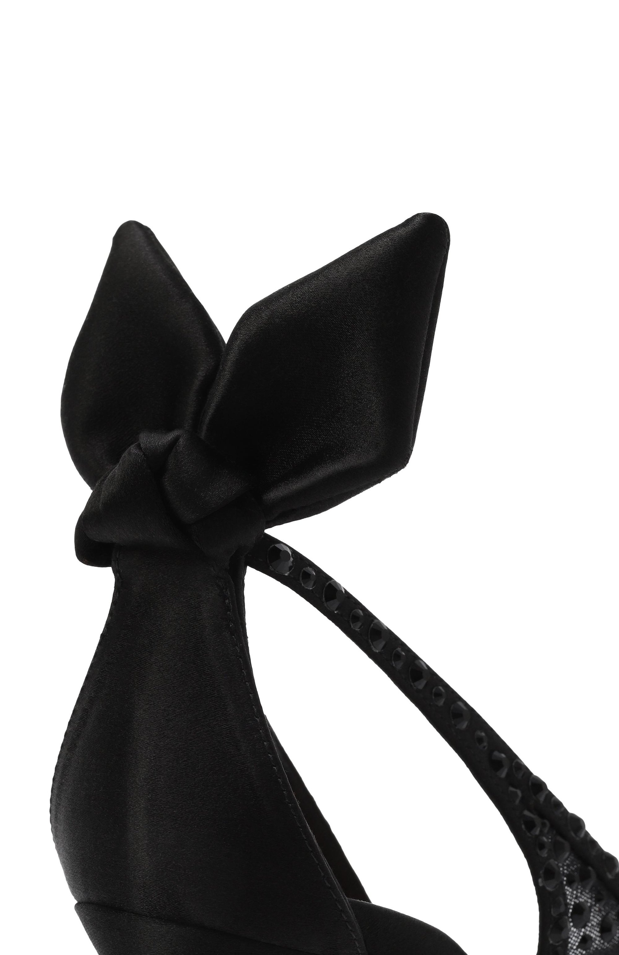 Текстильные туфли bow tie crystal 85 AQUAZZURA, арт. DCTMIDP0/STT, фото 7