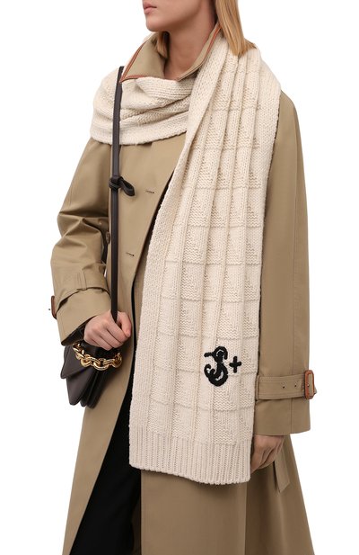 Шерстяной шарф JIL SANDER, арт. JPPT769540-WTY20118, фото 2