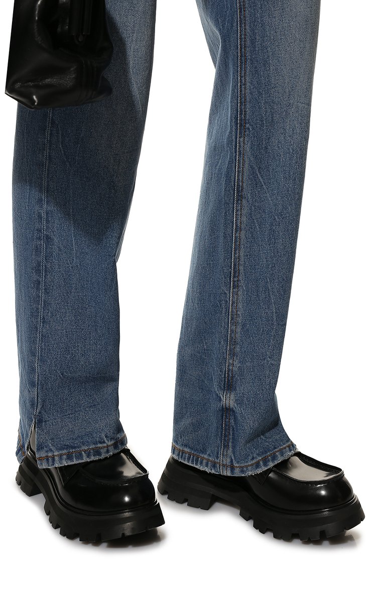 Кожаные пенни-лоферы ALEXANDER MCQUEEN, арт. 666328/WHZ80, фото 1