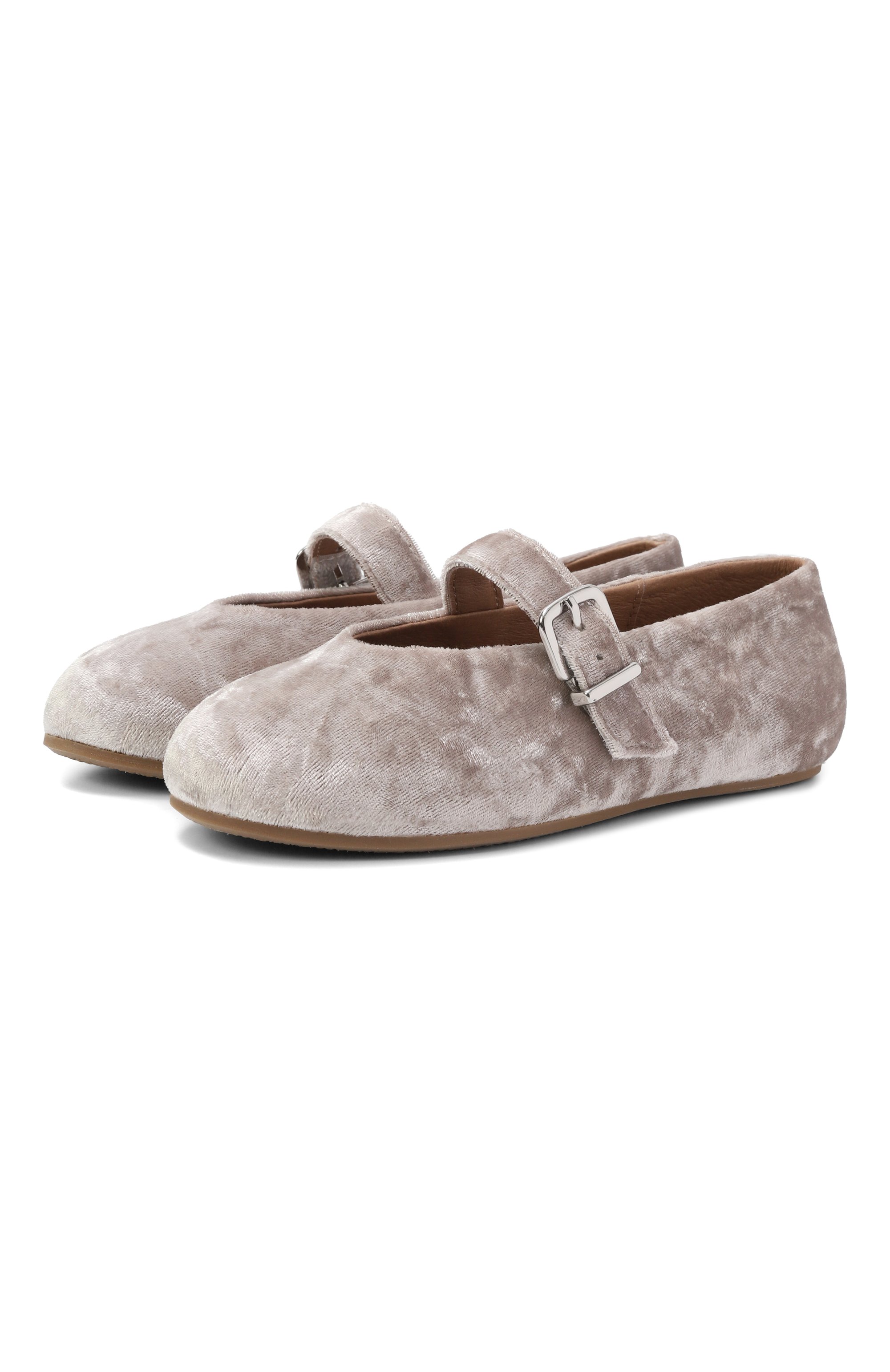 Бархатные балетки sydney AGE OF INNOCENCE светло-серого цвета по цене 15600 руб., арт. 000481/SYDNEY/28, фото 1 Бархатные балетки sydney AGE OF INNOCENCE, арт. 000481/SYDNEY/28, фото 1