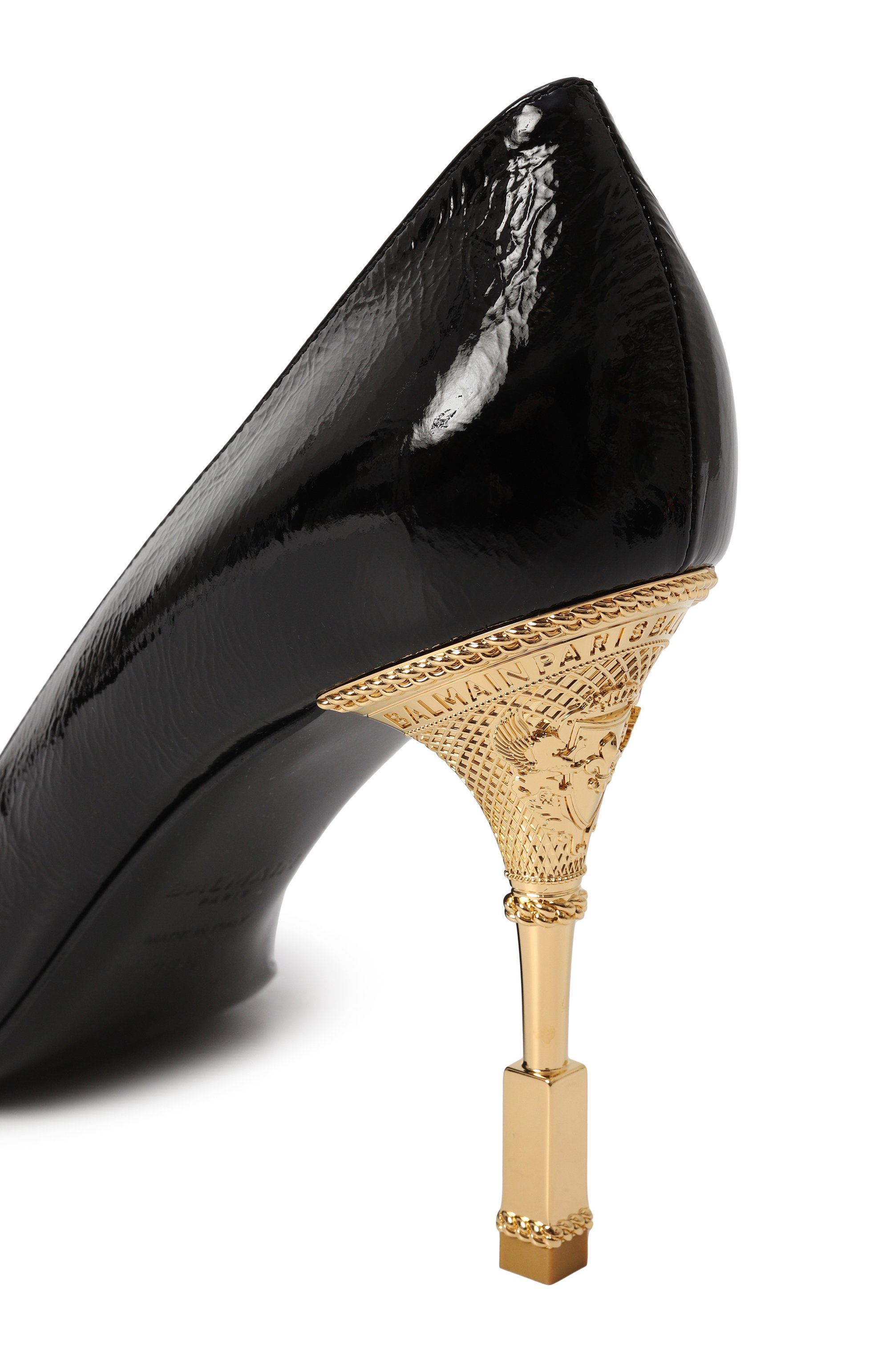 Кожаные туфли moneta 95 BALMAIN, арт. BN1UA806/LSHK, фото 7