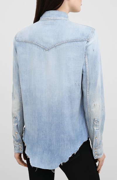 Джинсовая рубашка SAINT LAURENT, арт. 630221/Y880Z, фото 4