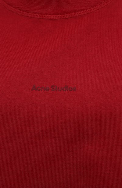 Хлопковая футболка ACNE STUDIOS, арт. AL0135, фото 5