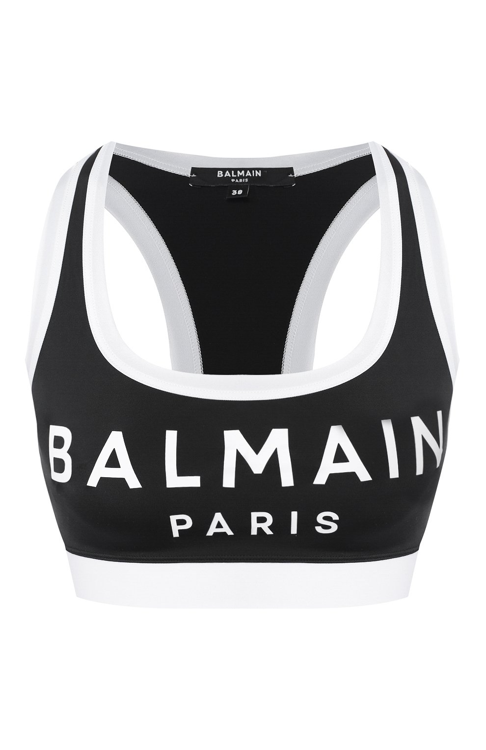 Топ BALMAIN черного цвета по цене 19950 руб., арт. BPRG45000, фото 1 Топ BALMAIN, арт. BPRG45000, фото 1
