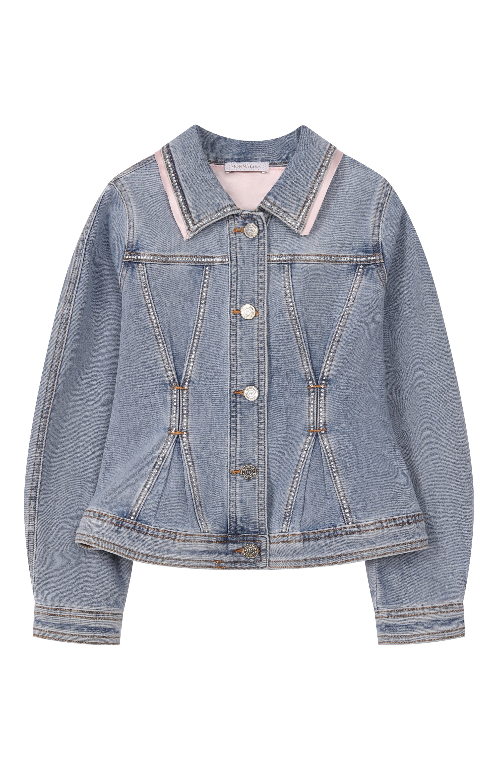 Джинсовая куртка MONNALISA, арт. 79G100, фото 1
