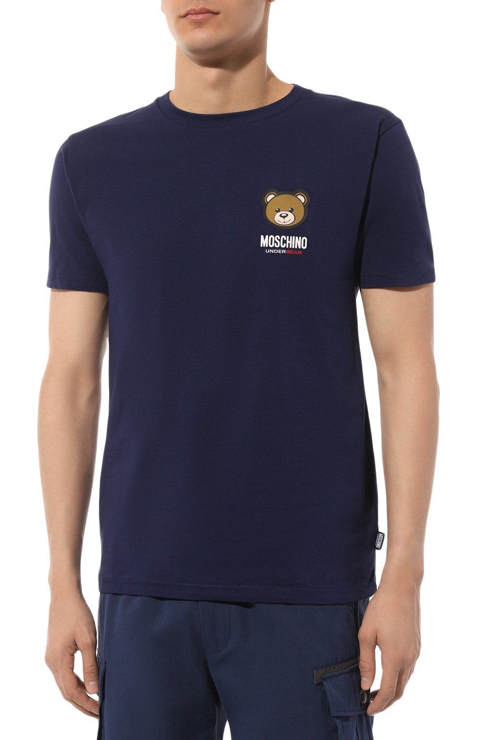 Хлопковая футболка MOSCHINO, арт. A0788/4410, фото 3