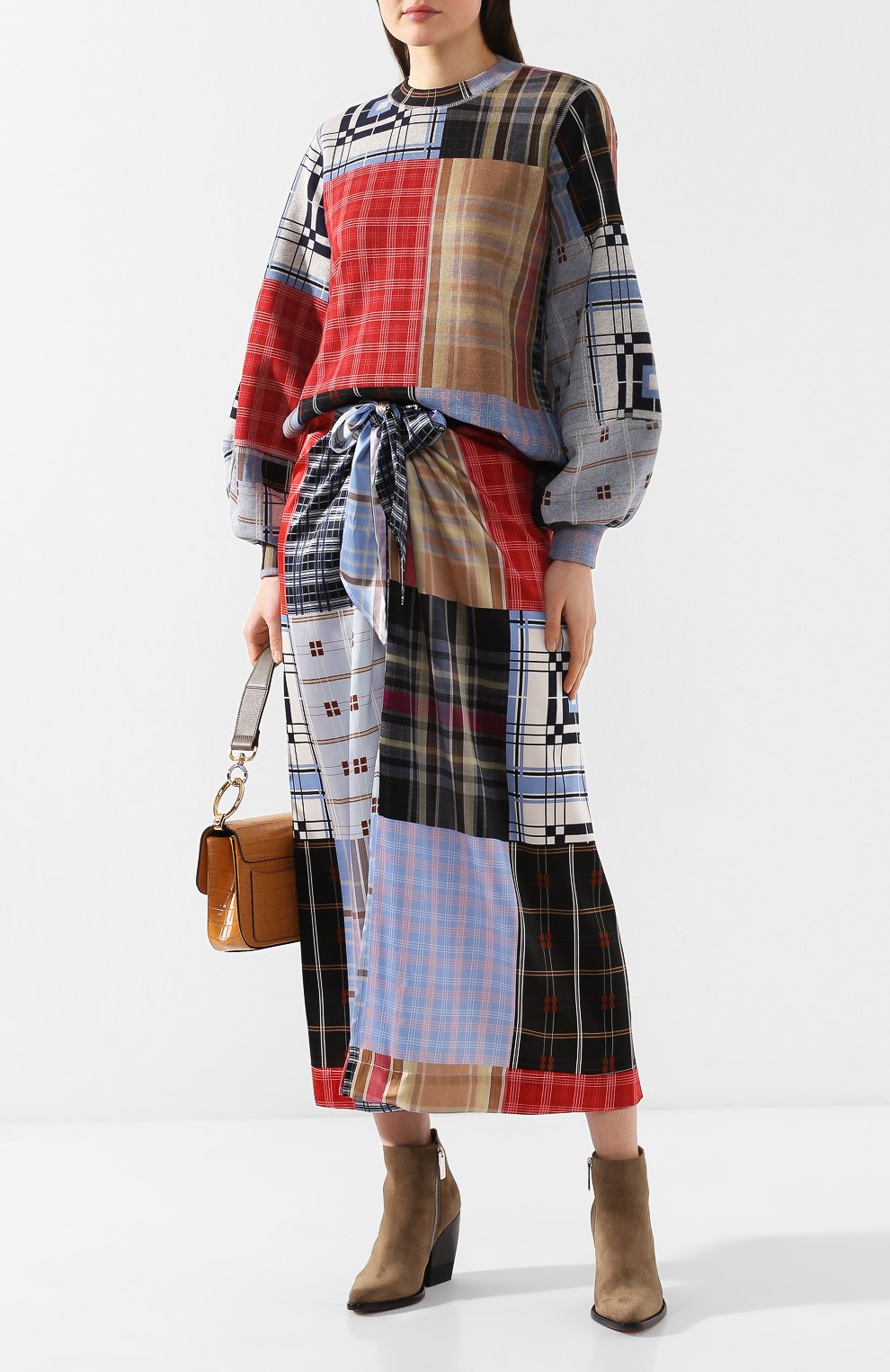 Хлопковый свитшот GANNI, арт. T2494, фото 2