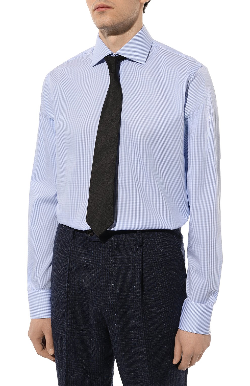 Хлопковая сорочка VAN LAACK голубого цвета по цене 17550 руб., арт. RIVARA-LSF/151887, фото 3 Хлопковая сорочка VAN LAACK, арт. RIVARA-LSF/151887, фото 3