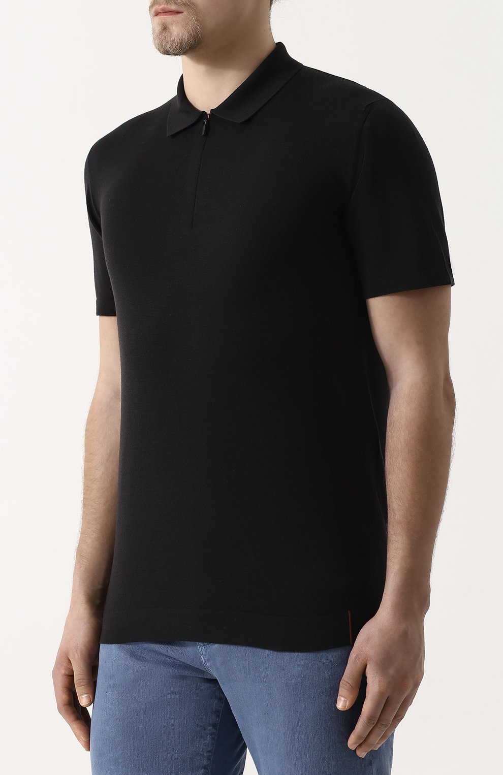 Шерстяное поло с короткими рукавами LORO PIANA, арт. FAI0677, фото 3