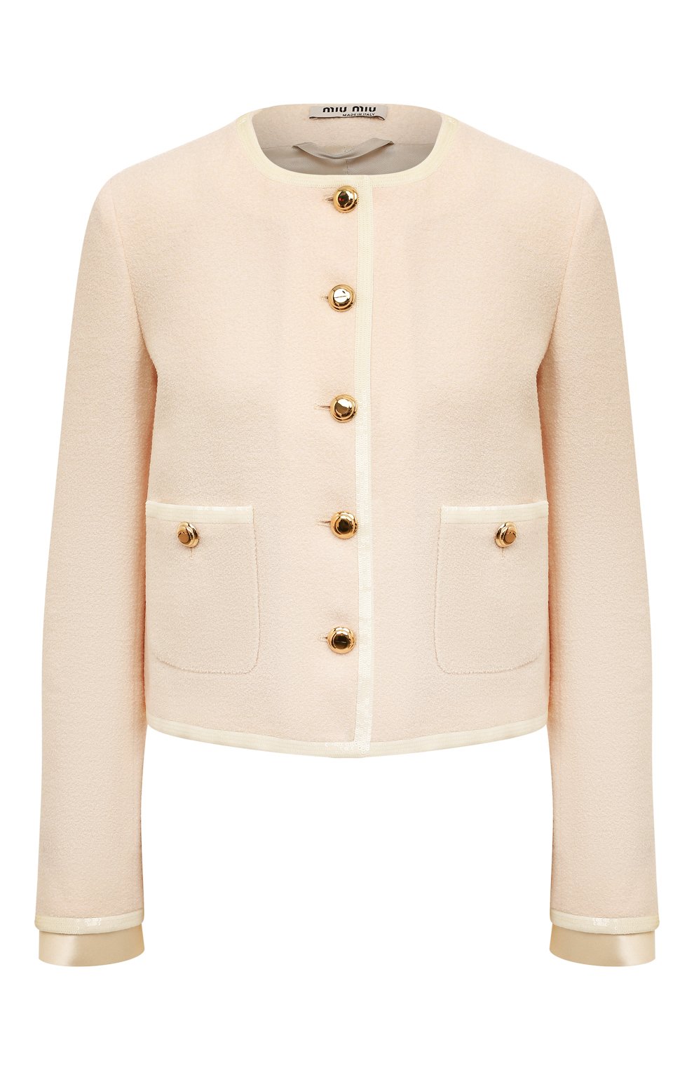 Жакет из шерсти и шелка MIU MIU, арт. MH1771-10RL-F0304, фото 1